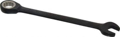 Proto - 1/2" 12 Point Combination Wrench - 15° Head Angle, 7" OAL, Steel, Black Chrome Finish - Exact Tool & Supply