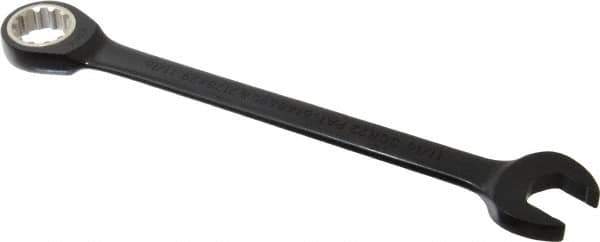 Proto - 11/16" 12 Point Combination Wrench - 15° Head Angle, 8-7/8" OAL, Steel, Black Chrome Finish - Exact Tool & Supply