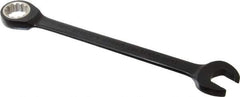 Proto - 11/16" 12 Point Combination Wrench - 15° Head Angle, 8-7/8" OAL, Steel, Black Chrome Finish - Exact Tool & Supply