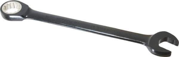 Proto - 3/4" 12 Point Combination Wrench - 15° Head Angle, 9-3/4" OAL, Steel, Black Chrome Finish - Exact Tool & Supply