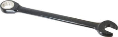 Proto - 3/4" 12 Point Combination Wrench - 15° Head Angle, 9-3/4" OAL, Steel, Black Chrome Finish - Exact Tool & Supply