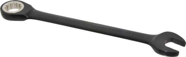 Proto - 15/16" 12 Point Combination Wrench - 15° Head Angle, 12-3/4" OAL, Steel, Black Chrome Finish - Exact Tool & Supply