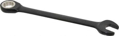 Proto - 15/16" 12 Point Combination Wrench - 15° Head Angle, 12-3/4" OAL, Steel, Black Chrome Finish - Exact Tool & Supply