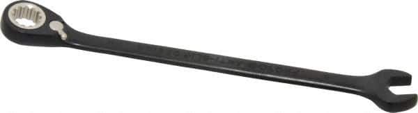 Proto - 8mm 12 Point Combination Wrench - 15° Head Angle, 5-1/2" OAL, Steel, Black Chrome Finish - Exact Tool & Supply