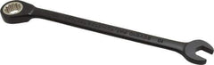 Proto - 10mm 12 Point Combination Wrench - 15° Head Angle, 6-1/4" OAL, Steel, Black Chrome Finish - Exact Tool & Supply