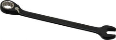 Proto - 12mm 12 Point Combination Wrench - 15° Head Angle, 6-3/4" OAL, Steel, Black Chrome Finish - Exact Tool & Supply