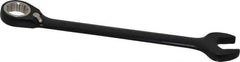 Proto - 17mm 12 Point Combination Wrench - 15° Head Angle, 8-7/8" OAL, Steel, Black Chrome Finish - Exact Tool & Supply