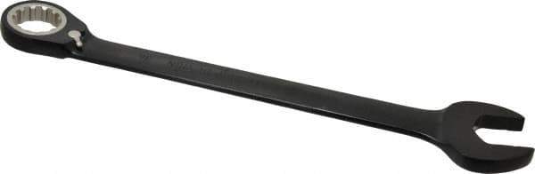 Proto - 36mm 12 Point Combination Wrench - 15° Head Angle, 19-5/16" OAL, Steel, Black Chrome Finish - Exact Tool & Supply