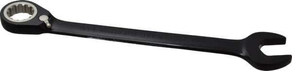 Proto - 1-1/16" 12 Point Combination Wrench - 15° Head Angle, 14-1/8" OAL, Steel, Black Chrome Finish - Exact Tool & Supply