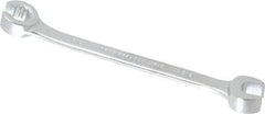 Proto - 3/8", Satin Finish, Combination Flare Nut Wrench - 12 Points, 5-11/16" OAL, Steel, Double End Head - Exact Tool & Supply
