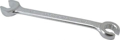 Proto - 1/2 x 1/2", Satin Finish, Combination Flare Nut Wrench - 12 Points, 6-7/16" OAL, Steel, Double End Head - Exact Tool & Supply