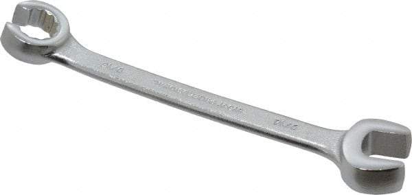 Proto - 9/16 x 9/16", Satin Finish, Combination Flare Nut Wrench - 12 Points, 6-15/16" OAL, Steel, Double End Head - Exact Tool & Supply