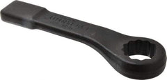 Proto - 1-3/8" 12 Point Striking Box Wrench - Single End, 2-3/8" Head Diam x 7/8" Head Thickness, 8-3/8" OAL, Steel, Black Finish - Exact Tool & Supply