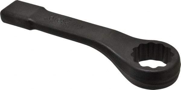 Proto - 1-3/4" 12 Point Striking Box Wrench - Single End, 2-3/4" Head Diam x 1-1/8" Head Thickness, 10-1/8" OAL, Steel, Black Finish - Exact Tool & Supply
