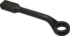 Proto - 1-3/8" 12 Point Striking Box Wrench - Single End, 2-25/64" Head Diam x 1" Head Thickness, 11-1/2" OAL, Steel, Black Finish, 60° Offset - Exact Tool & Supply