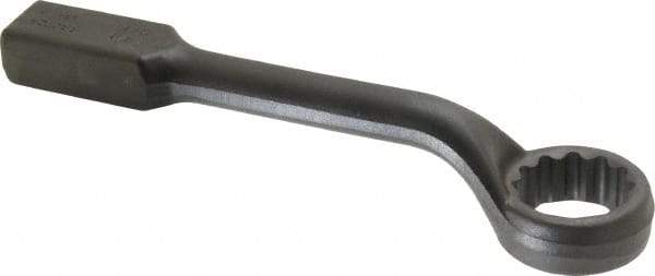 Proto - 1-15/16" 12 Point Striking Box Wrench - Single End, 3-3/32" Head Diam x 1-1/4" Head Thickness, 13" OAL, Steel, Black Finish, 60° Offset - Exact Tool & Supply