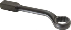 Proto - 1-15/16" 12 Point Striking Box Wrench - Single End, 3-3/32" Head Diam x 1-1/4" Head Thickness, 13" OAL, Steel, Black Finish, 60° Offset - Exact Tool & Supply