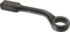 Proto - 2-1/16" 12 Point Striking Box Wrench - Single End, 3-5/16" Head Diam x 1-1/4" Head Thickness, 13-1/2" OAL, Steel, Black Finish, 60° Offset - Exact Tool & Supply