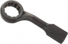 Proto - 3-7/8" 12 Point Striking Box Wrench - Single End, 6-1/4" Head Diam x 2-3/8" Head Thickness, 18" OAL, Steel, Black Finish, 60° Offset - Exact Tool & Supply