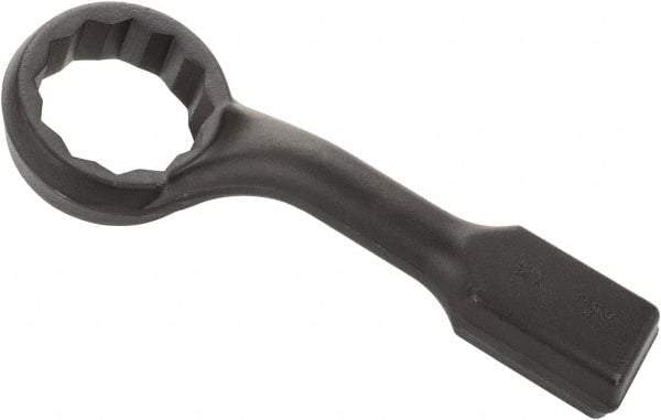 Proto - 4-1/4" 12 Point Striking Box Wrench - Single End, 6-1/4" Head Diam x 2-3/8" Head Thickness, 18" OAL, Steel, Black Finish, 60° Offset - Exact Tool & Supply