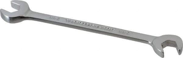 Proto - 9mm Standard Open End Wrench - 4" OAL, Double End, Chrome Finish, 15° & 60° Head Angle - Exact Tool & Supply