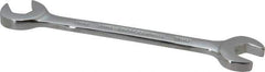 Proto - 11mm Standard Open End Wrench - 5" OAL, Double End, Chrome Finish, 15° & 60° Head Angle - Exact Tool & Supply