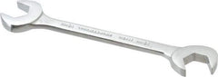 Proto - 16mm Standard Open End Wrench - 6-7/64" OAL, Double End, Chrome Finish, 15° & 60° Head Angle - Exact Tool & Supply