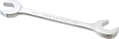 Proto - 18mm Standard Open End Wrench - 6-47/64" OAL, Double End, Chrome Finish, 15° & 60° Head Angle - Exact Tool & Supply