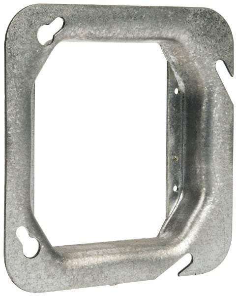 Cooper Crouse-Hinds - Electrical Outlet Box Steel Square Cover - Exact Tool & Supply