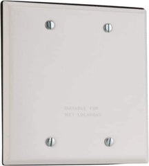 Cooper Crouse-Hinds - Electrical Outlet Box Aluminum Weatherproof Cover - Includes Gasket - Exact Tool & Supply