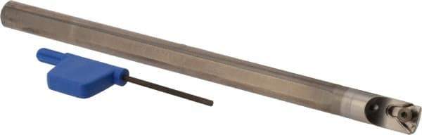 Iscar - 0.448" Min Bore Diam, 6" OAL, 3/8" Shank Diam, Indexable Boring Bar - TP.. 21.51 Insert, Screw Holding Method - Exact Tool & Supply