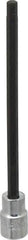 Proto - 3/8" Drive, 6mm Hex Bit Socket - 6-29/32" OAL, 5" Bit Length - Exact Tool & Supply
