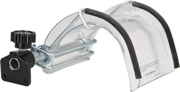 PRO-SAFE - 6 Inch Max Chuck Size, 3.9 Inch Center Height, Lathe Guard - 6 Inch Lathe Size, 8 Inch Long, 6 Inch Wide - Exact Tool & Supply