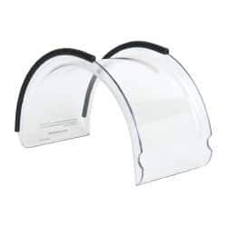 PRO-SAFE - 12 Inch Long x 6 Inch Wide Lexan Replacement Shield - For Use With Flexbar - Latheguard Shield - Exact Tool & Supply