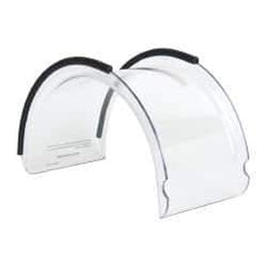 PRO-SAFE - 12 Inch Long x 6 Inch Wide Lexan Replacement Shield - For Use With Flexbar - Latheguard Shield - Exact Tool & Supply