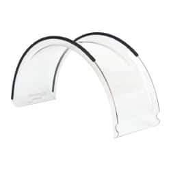 PRO-SAFE - 8 Inch Wide Lexan Replacement Shield - For Use With Flexbar - Latheguard Shield - Exact Tool & Supply