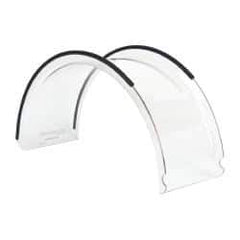 PRO-SAFE - 8 Inch Wide Lexan Replacement Shield - For Use With Flexbar - Latheguard Shield - Exact Tool & Supply