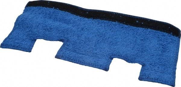 North - Terry Cloth Hard Hat Sweat & Comfort Band - Hook and Loop Attachment, Blue, Compatible with All Hard Hats - Exact Tool & Supply