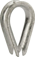 Value Collection - 7/16" Wire Rope Thimble Clip - Steel, Galvanized - Exact Tool & Supply