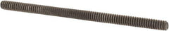 Value Collection - #4-40 2" OAL Fully Threaded Stud - Carbon Steel, Plain Finish - Exact Tool & Supply