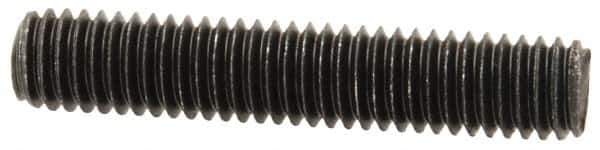Value Collection - #10-32 1" OAL Fully Threaded Stud - Carbon Steel, Plain Finish - Exact Tool & Supply