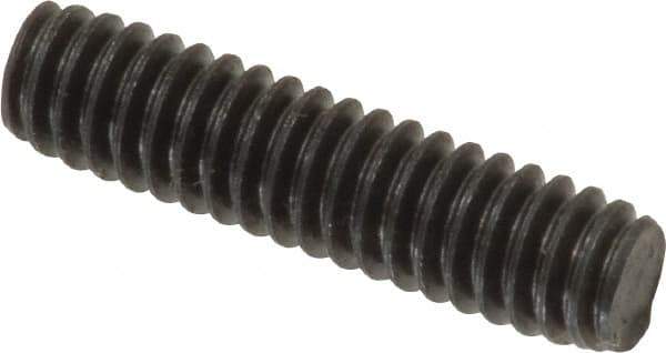 Value Collection - 1/4-20 1" OAL Fully Threaded Stud - Carbon Steel, Plain Finish - Exact Tool & Supply