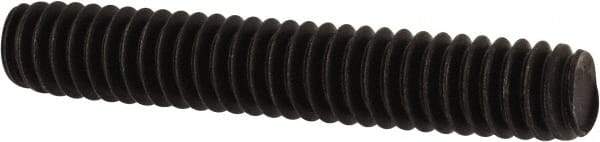 Value Collection - 1/4-20 1-1/2" OAL Fully Threaded Stud - Carbon Steel, Plain Finish - Exact Tool & Supply