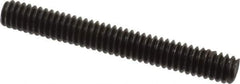 Value Collection - 1/4-20 2" OAL Fully Threaded Stud - Carbon Steel, Plain Finish - Exact Tool & Supply
