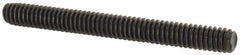 Value Collection - 1/4-20 2-1/2" OAL Fully Threaded Stud - Carbon Steel, Plain Finish - Exact Tool & Supply