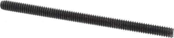 Value Collection - 1/4-20 4" OAL Fully Threaded Stud - Carbon Steel, Plain Finish - Exact Tool & Supply