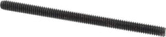 Value Collection - 1/4-20 4" OAL Fully Threaded Stud - Carbon Steel, Plain Finish - Exact Tool & Supply