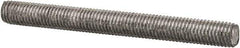 Value Collection - 1/4-28 2-1/2" OAL Fully Threaded Stud - Carbon Steel, Plain Finish - Exact Tool & Supply