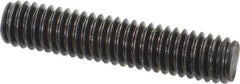Value Collection - 5/16-18 1-1/2" OAL Fully Threaded Stud - Carbon Steel, Plain Finish - Exact Tool & Supply