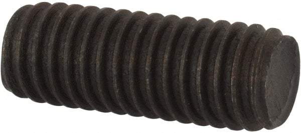 Value Collection - 3/8-16 1" OAL Fully Threaded Stud - Carbon Steel, Plain Finish - Exact Tool & Supply